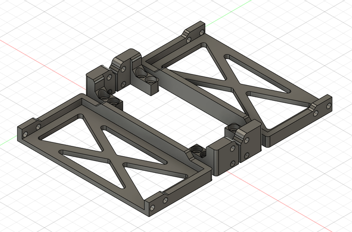 3D Printed Brackets for the Level 1 Techs 4x PC 2x Monitor KVM